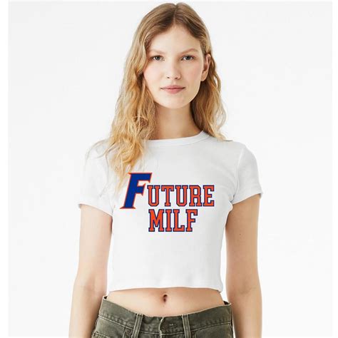 Future Florida Milf Baby Tee Baby Tee Is Hand Depop