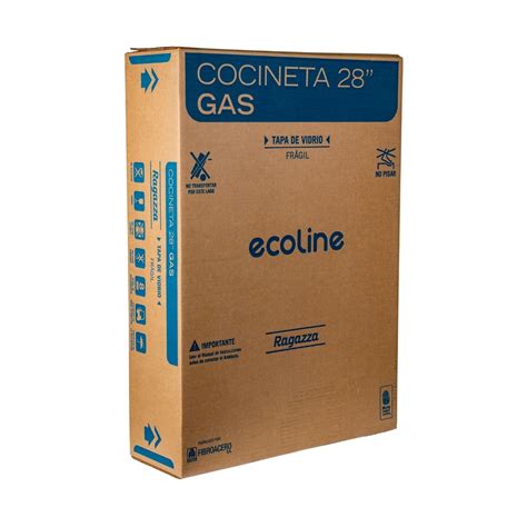 Cocineta A Gas Ecoline Negro 6 Quemadores 75cm 113607 924316