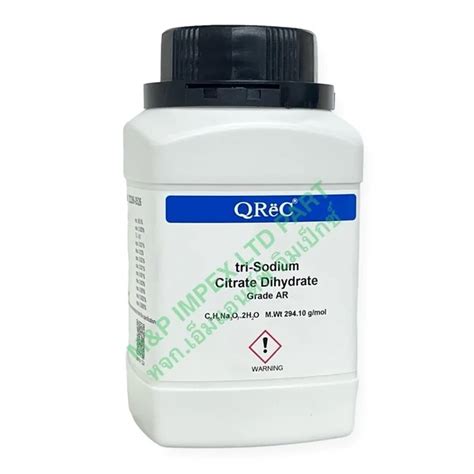 Q RëC tri SODIUM CITRATE DIHYDRATE 99 5 AR 500 กรม M P IMPEX