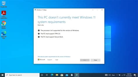 Windows Doesnt Meet Requirements Win Home Upgrade