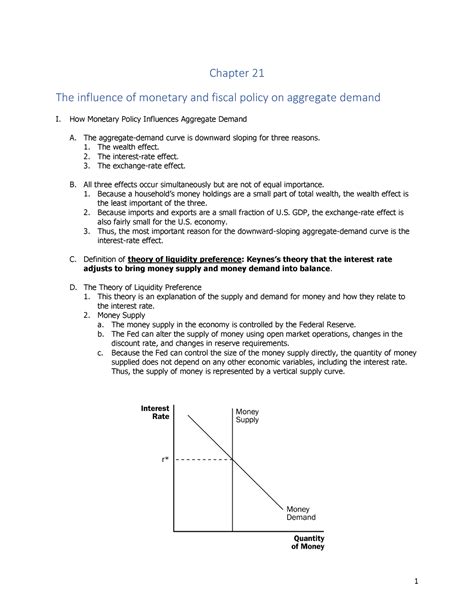 Chapter The Influence Of Monetary And Fiscal Policy On Aggregate