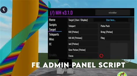 Op Fe Admin Panel Script Fluxus And Hydrogen Youtube