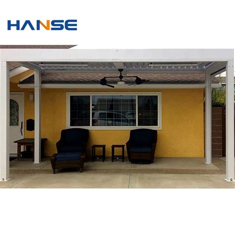 Commercial Restaurant Sun And Rain Shade Patio Motorized Aluminium