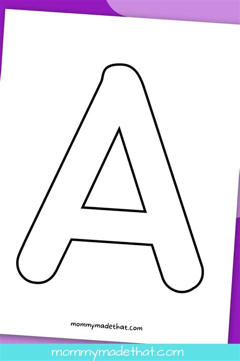 Printable Letter A Grab The Free Template