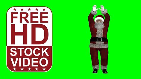 Free Stock Videos Animated D Character Santa Claus Dancing And