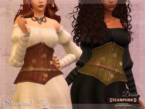 The Sims Resource Steampunked Steampunk Top