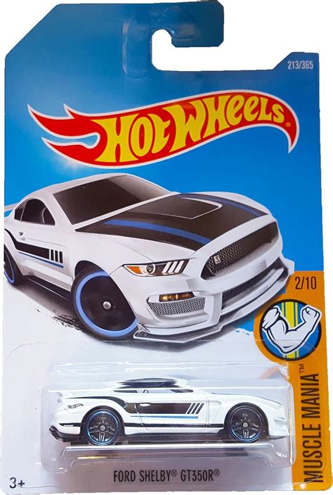 Hot Wheels Muscle Mania Ford Shelby Gt R Color Blanco