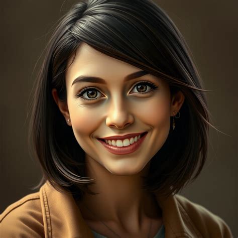 Stunning Portrait Of A Brunette Beauty