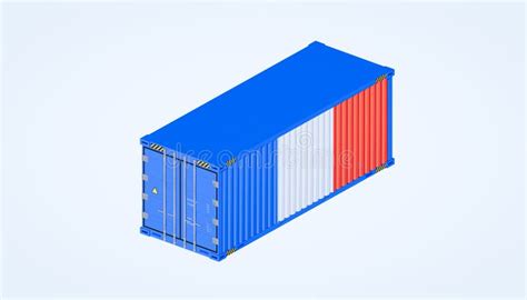 3d Cargo Container Stock Illustration Illustration Of Container 186445637