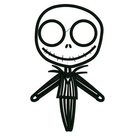 Drawings Of Jack Skellington Sewing Christmas Applique Jack