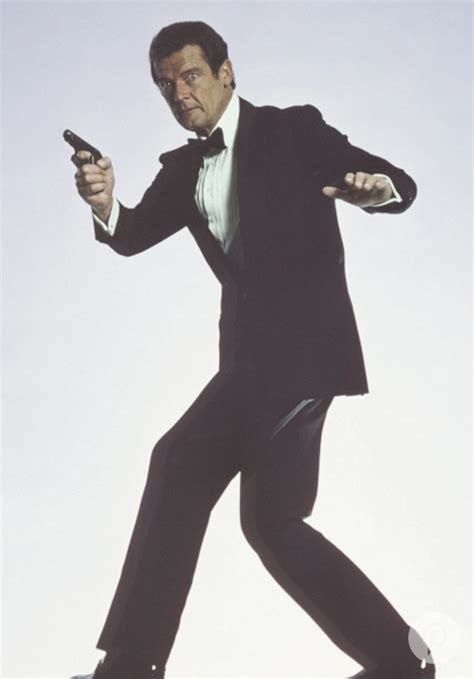 Roger Moore as James Bond - The Hollywood Gossip