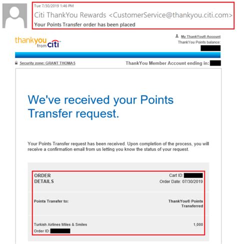 Turkish Airlines Transfer Time From Citi Thank You Points 17 Hours 21