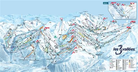 Méribel Resort Map Ski Independence