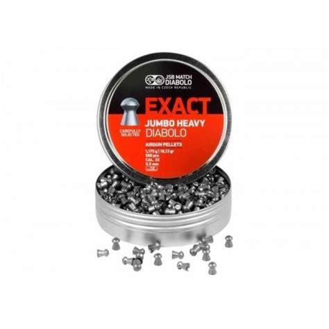 Balines Jsb Exact Jumbo Heavy Diabolo Cal 5 5 Mm 18 13 Gr X 500