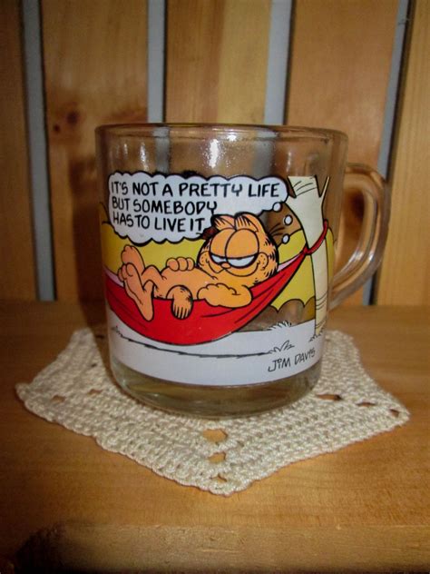 Vintage Mcdonald S Garfield Mug Vintage Garfield Etsy Mugs