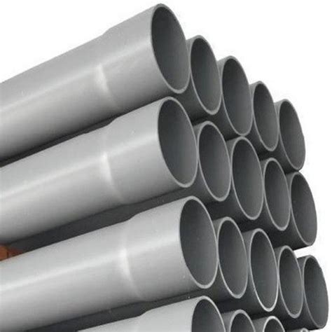 Grey Colour And Round Shape Solid Inch Pvc Water Pipes With Anti