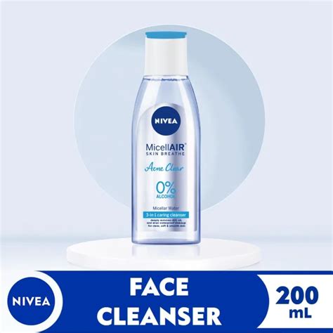 NIVEA Face Cleanser MicellAIR Acne Clear Micellar Water 200ml Lazada PH