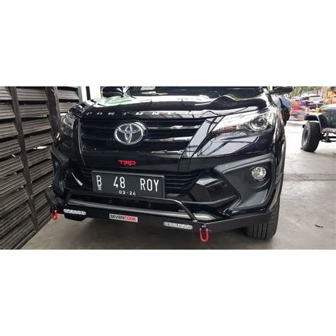 Jual Tanduk Fortuner All New Trd Besi Bumper Depan Fortuner Vrz Besi