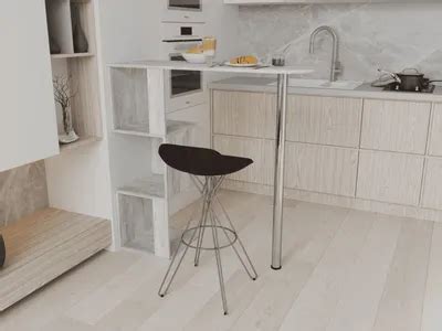 Барная стойка на маленькой кухне [87 фото]