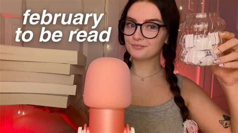 Asmr Tbr Jar Picks My February Reads Book Triggers Youtube