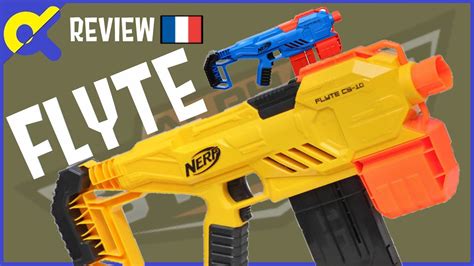 REVUE Nerf Alpha Strike Flyte CS 10 français FR YouTube