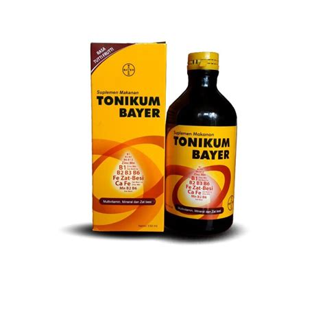 Jual Tonikum Bayer Multivitamin Suplemen Makanan Isi 330ml Shopee