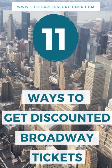 How To Get Discounted Broadway Tickets Artofit