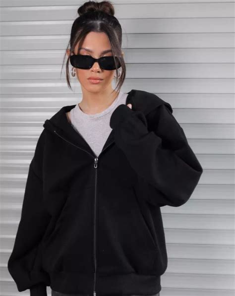 Зип худи оверсайз на молнии теплая с начесом in 2024 | Petite fashion ...