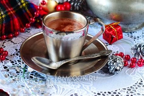 Горячий шоколад из какао-порошка — рецепт с фото | Какао, Горячий ...