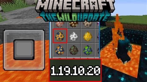 Minecraft Pe 1 19 10 20 Beta Novo Mob MudanÇas Nos Novos Controles