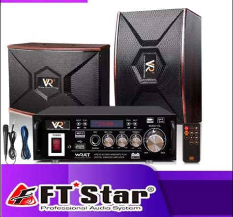 Megapro FT Star BN 208 Micro Component Speaker System Set Amplifier