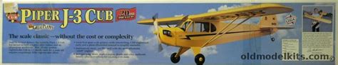 Great Planes 17 Piper J 3 Cub 20 Size 612 Inch Wingspan Rc