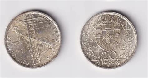 Escudos Silber M Nze Portugal Salazar Br Cke Vz Km