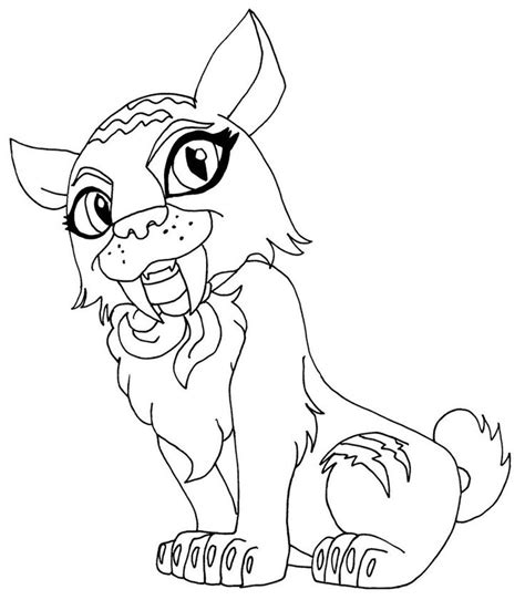 Toralei Stripe S Pet Sweet Fang By Elfkena On Deviantart A Coloring