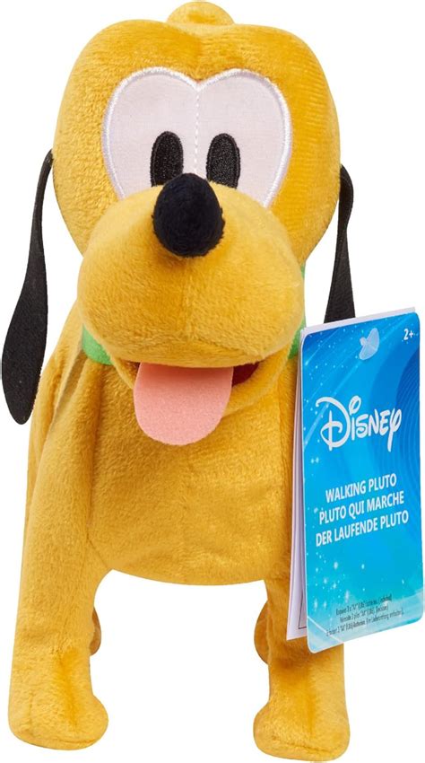 Disney Classic Pluto Walking And Barking Interactive Plush