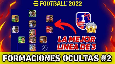 Formaciones Ocultas La Mejor Formacion Con Defensas En Efootball