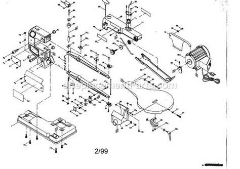 Exploring The Inner Workings Of A Delta Scroll Saw Detailed Parts Diagram