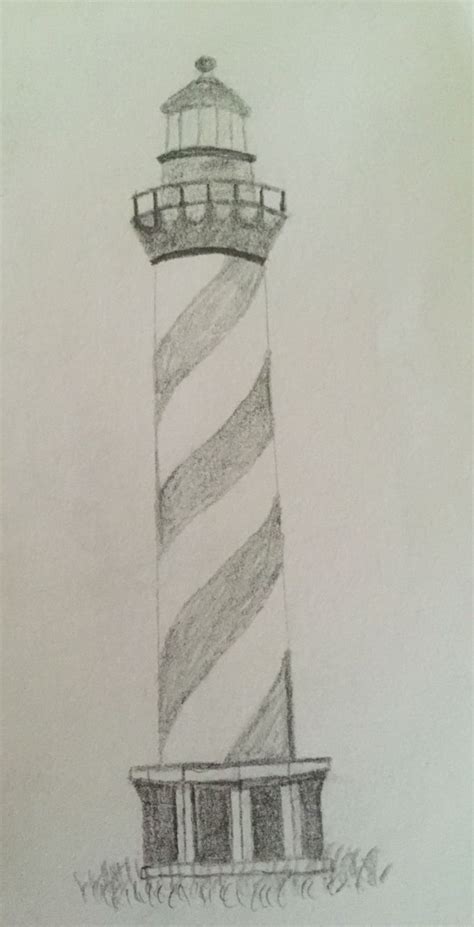 Lighthouse Pencil Sketch