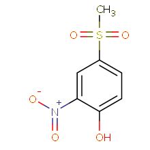 现货供应九鼎化学4 Methylsulfonyl 2 nitrophenol 纯度98 1 0g 5 0g 25