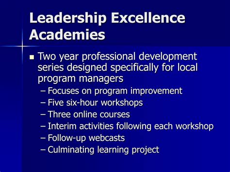 Ppt Leadership Excellence Academies Powerpoint Presentation Free