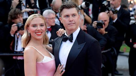 Scarlett Johansson Jokes That Prenup Requires Husband Colin Jost To