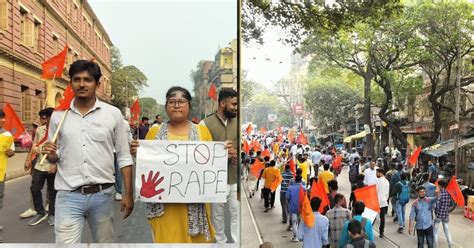 Sandeshkhali ABVP Hits Kolkata Streets Demands Justice And Peace In