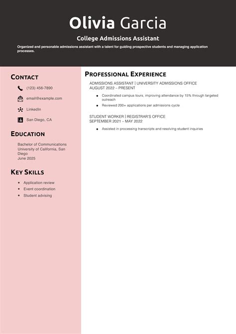 20 Best College Resume Examples and Templates for 2025