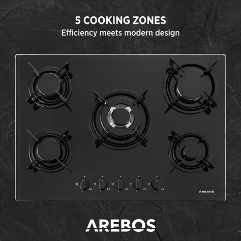 Gas Hob Glas Ceramic 5 Zones 4252023100656 Cooking Hob