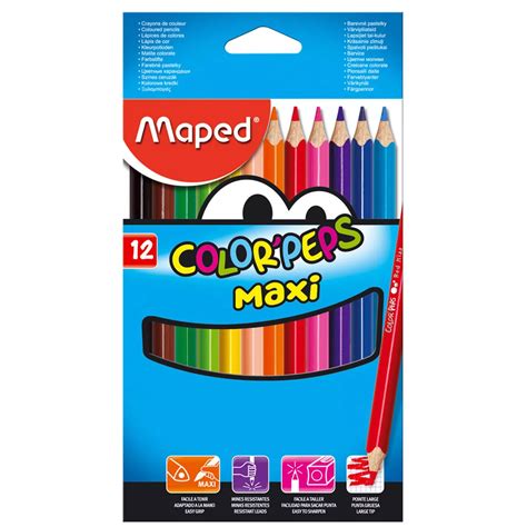 COLORES PEP S MAXI C 12 MAPED 834010 Atado De 2 Pzas Super Papelera