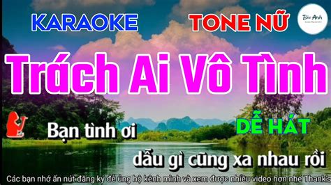 Karaoke Tr Ch Ai V T Nh Tone N Nh C Tr T Nh Beat Chu N D H T