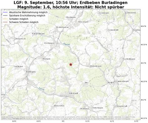 Kleines Erdbeben M1 6 In Burladingen