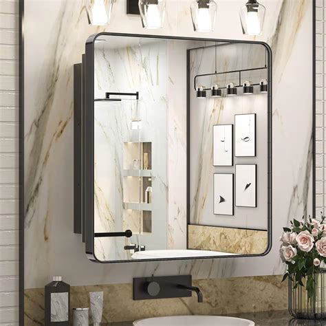 Keonjinn X Inch Medicine Cabinet For Bathroom Adjustable Shelves