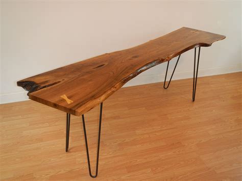 Live Edge Hairpin Table Atelier Yuwaciaojp