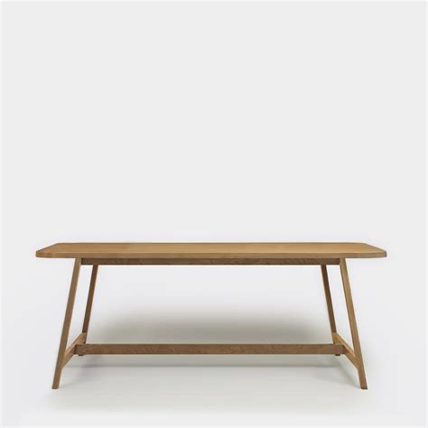 Modern Oak Solid Dining Table Three by ANOTHER COUNTRY